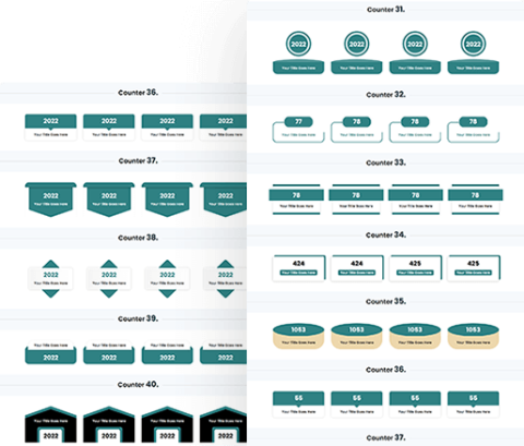 Divi Counter Module Design Layouts UI Bundle Layout Divi