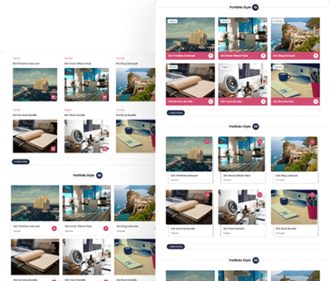 Ultimate Divi Portfolio Module Section Bundle Divi Layouts Demos