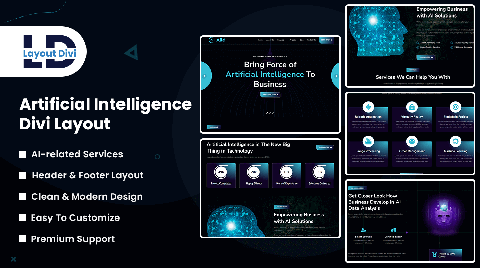 Artificial Intelligence Layout for Divi