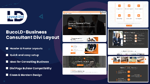 Business Consulting Layout for Divi