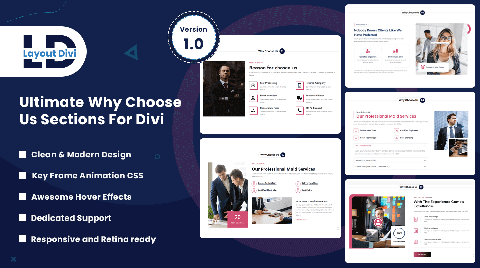 Ultimate Why Choose Us Sections For Divi