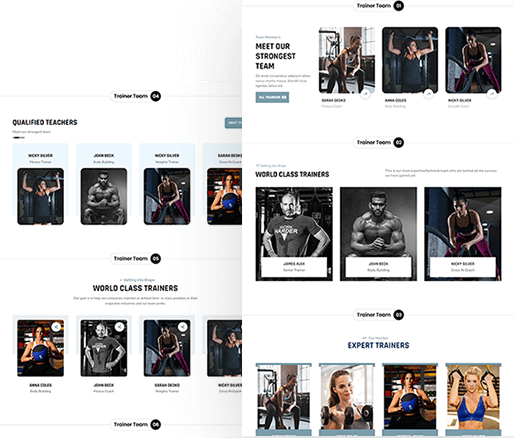 Divi Gym Trainer Design Section 01-10