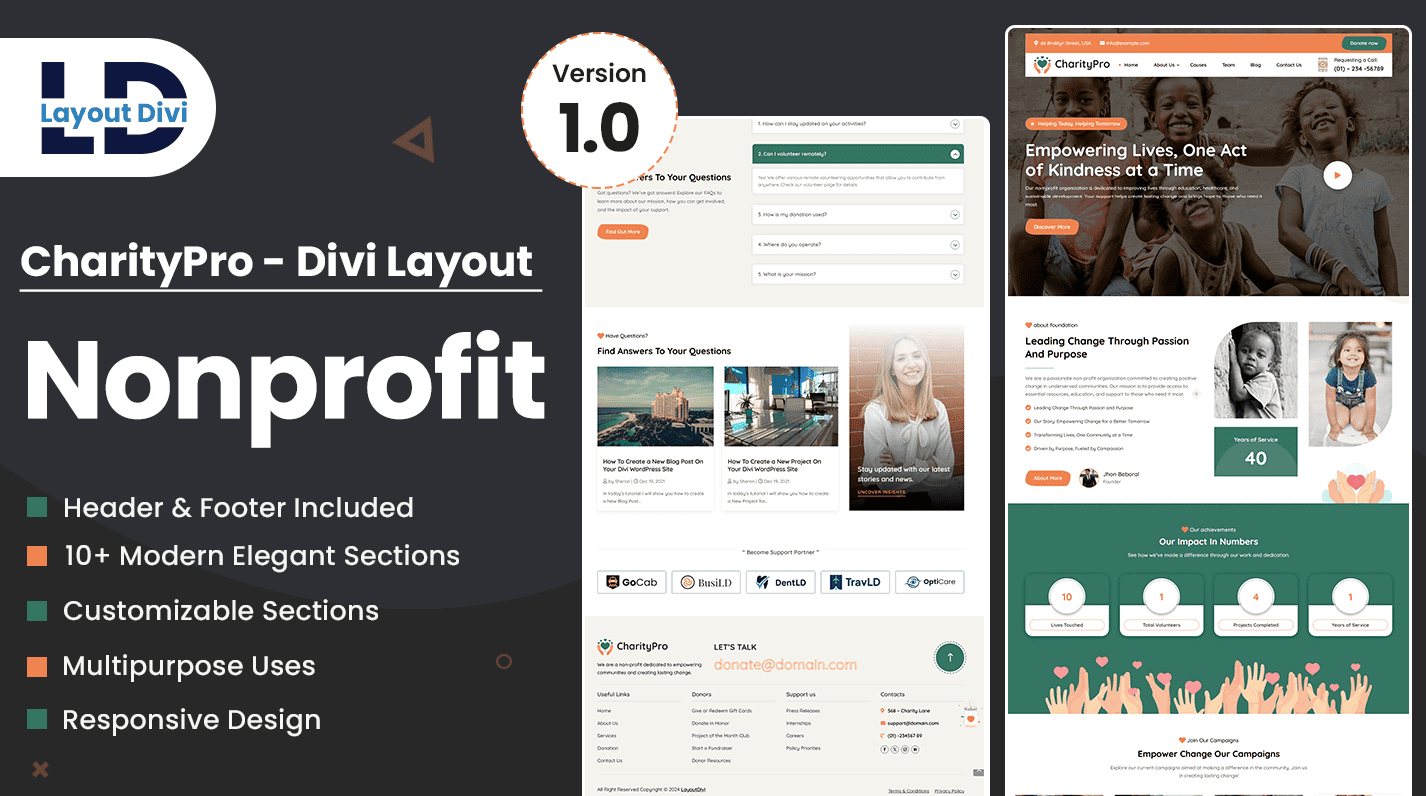 Divi Charity & Nonprofit Layout-Featured Image